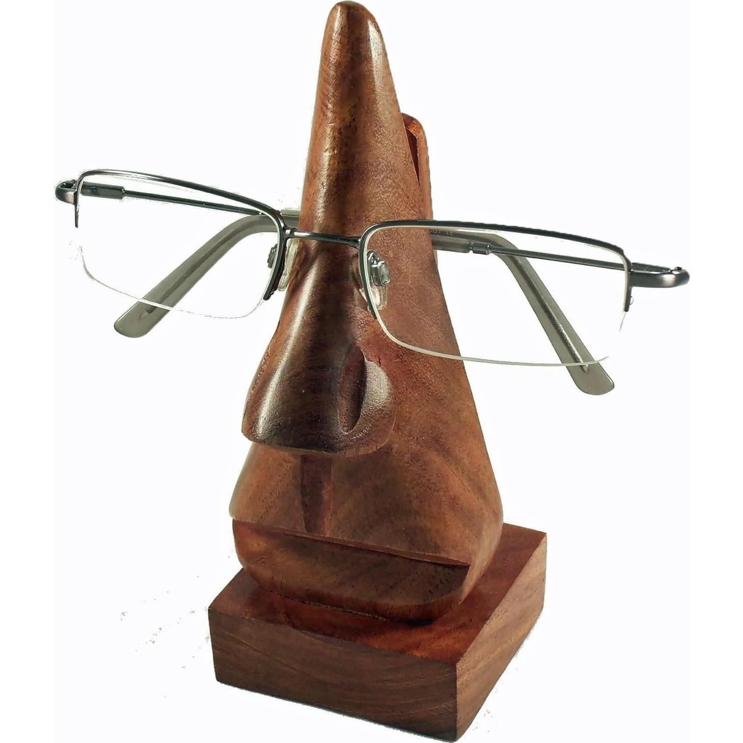 Soporte para Gafas de Madera Tallado a Mano WhopperIndia