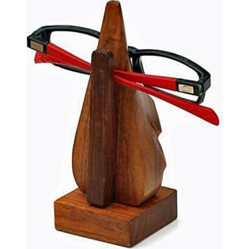 Soporte para Gafas de Madera Tallado a Mano WhopperIndia