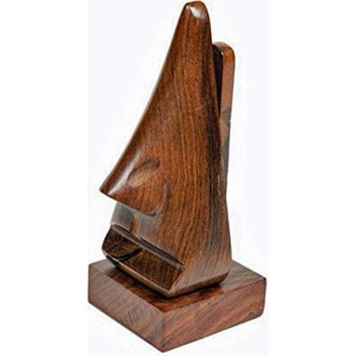 Soporte para Gafas de Madera Tallado a Mano WhopperIndia