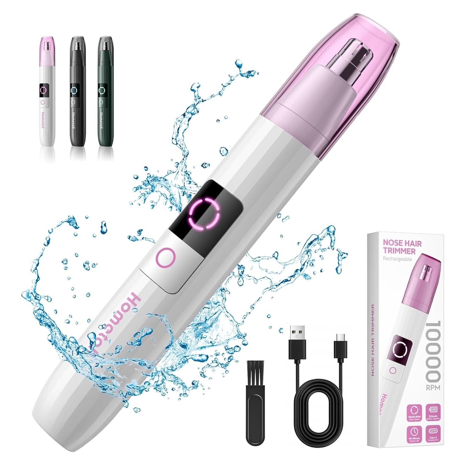 Recortador de Vello Nasal y Facial A - Recargable 10,000 RPM