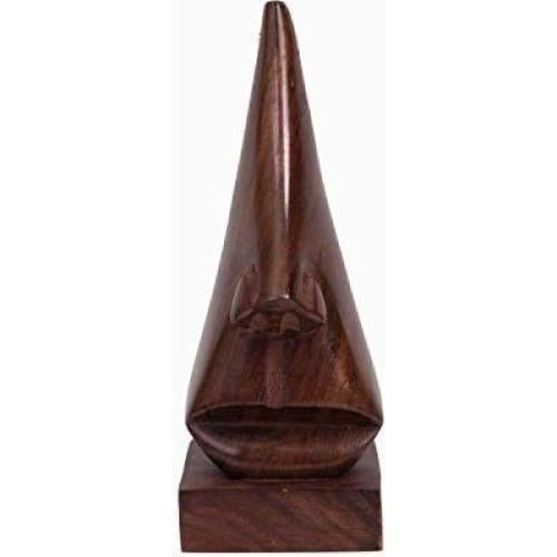 Soporte para Gafas de Madera Nariz HND0001 15 cm Pulido