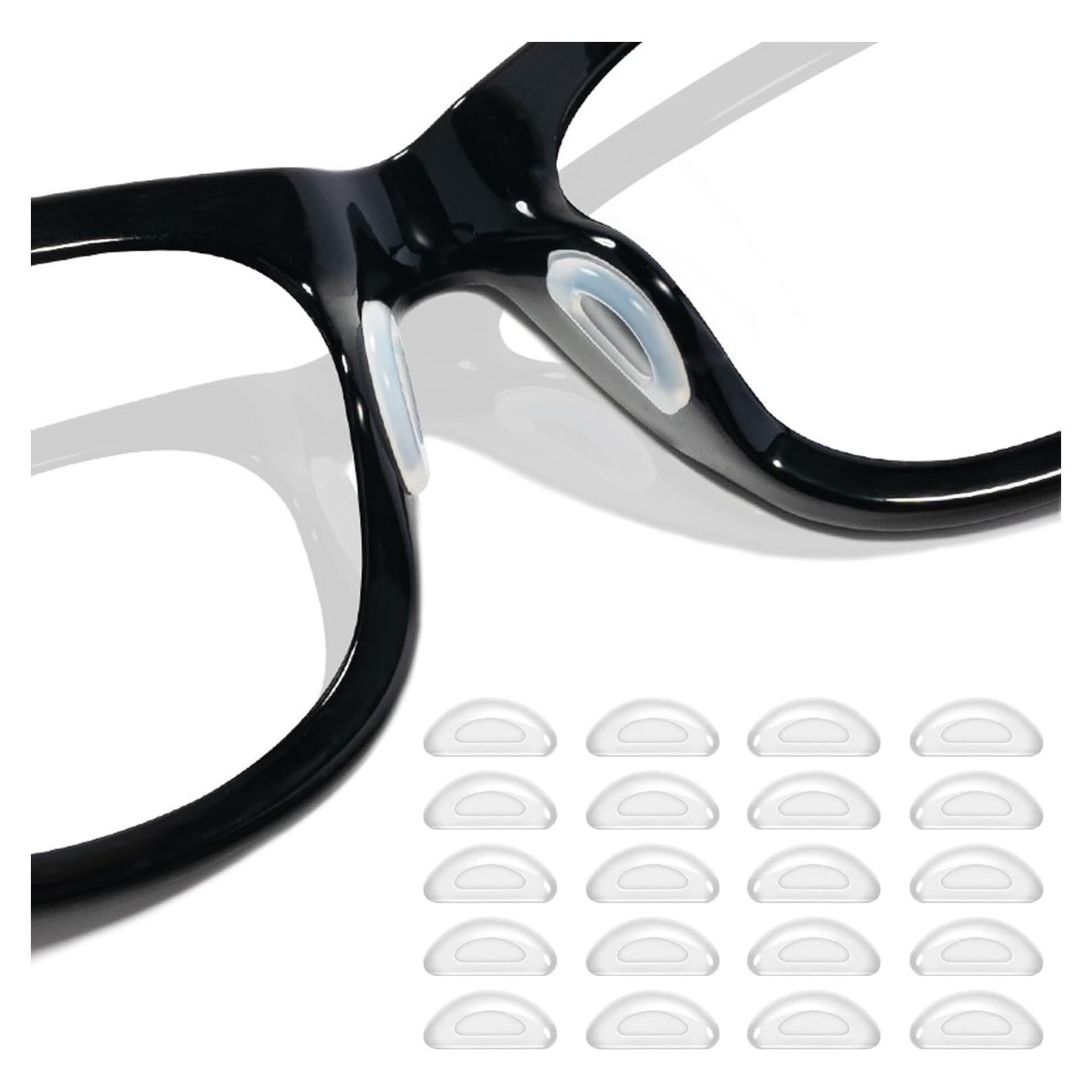 10 Pares Almohadillas Silicona Antideslizantes para Gafas