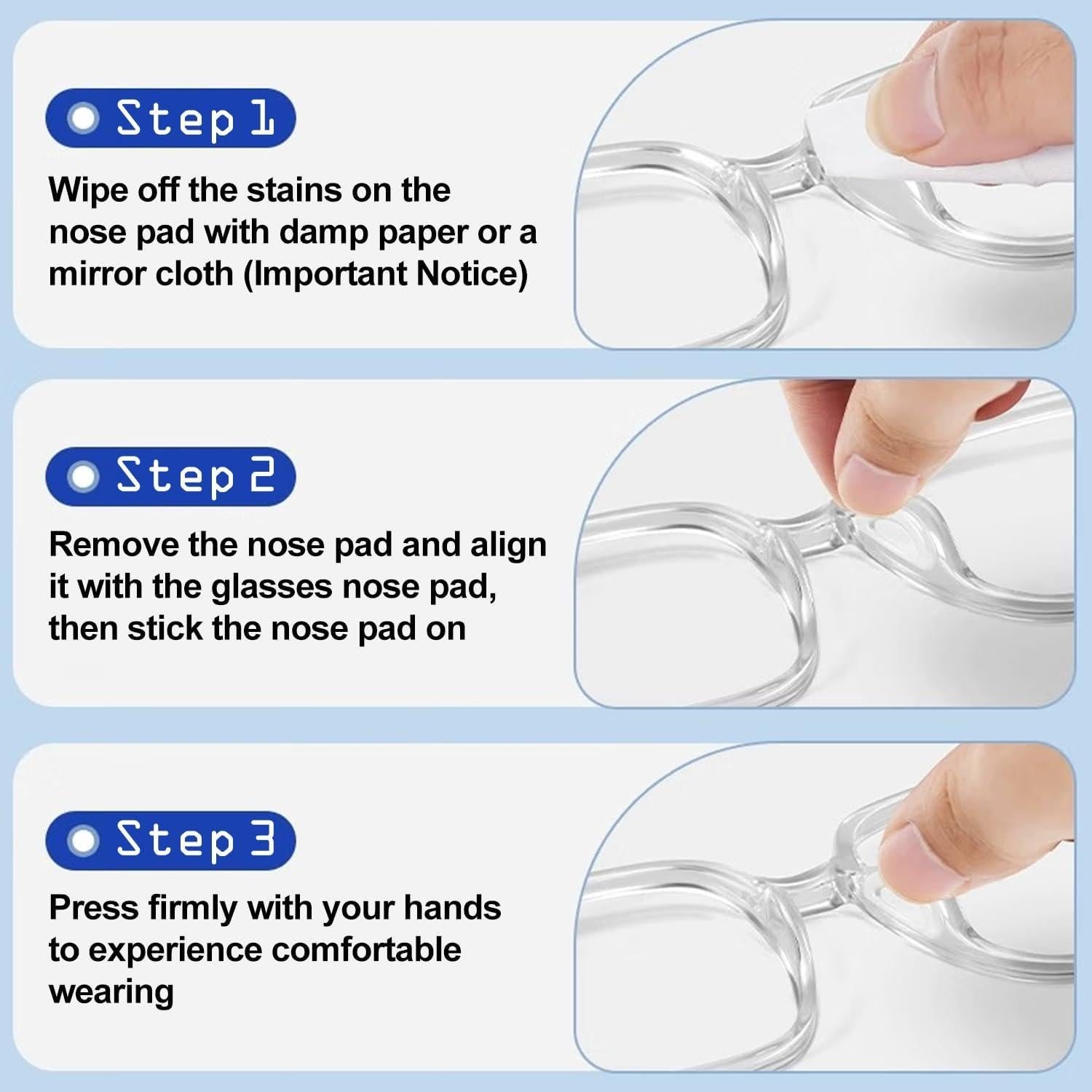 10 Pares Almohadillas Silicona Antideslizantes para Gafas