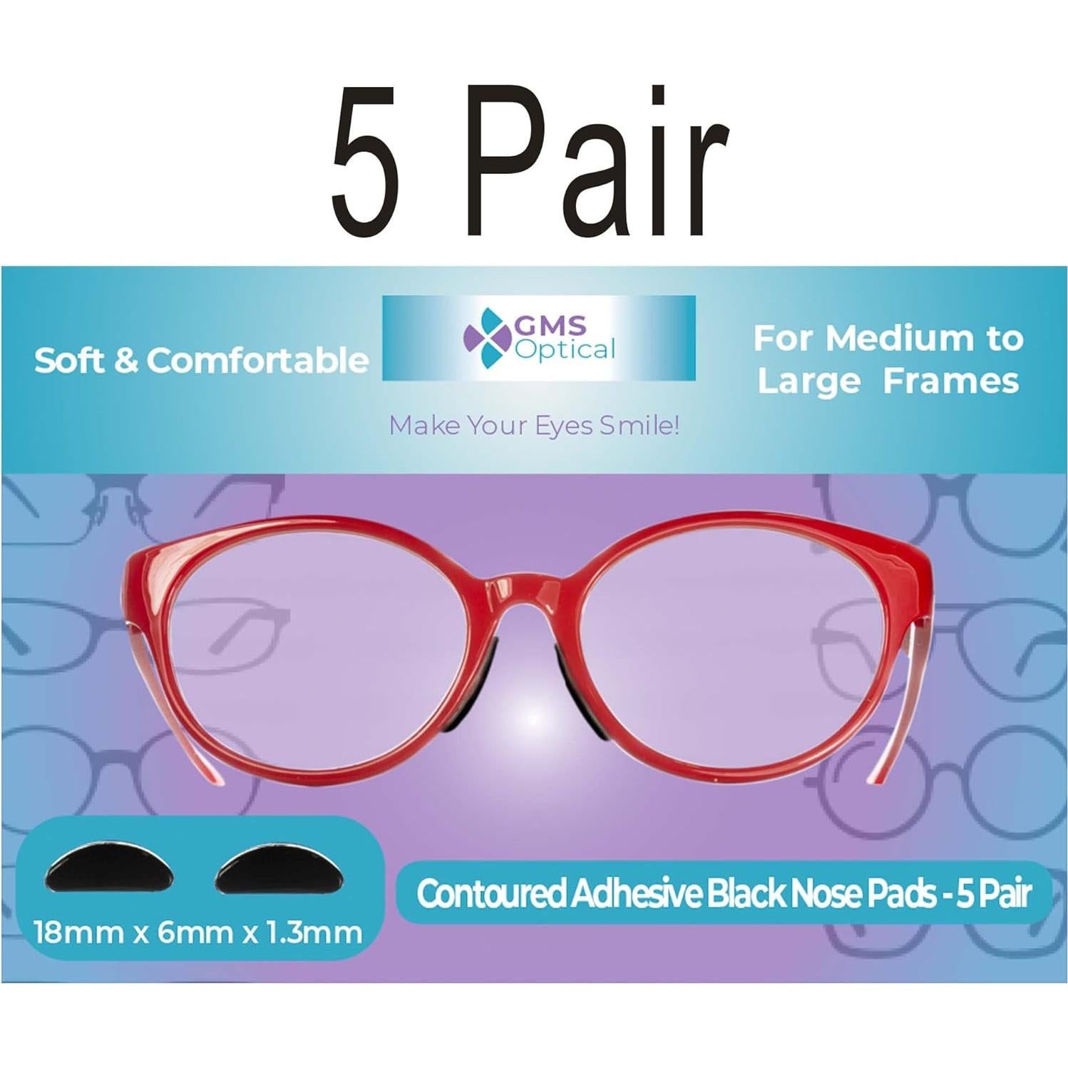 Almohadillas Nasales GMS Optical 1.3mm x 18mm - 5 Pares