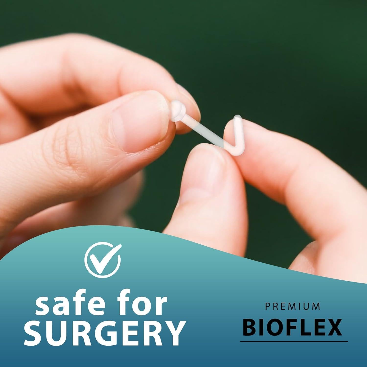 Retenedor de Nariz Claro D.Bella 18g Bioflex 20 Piezas