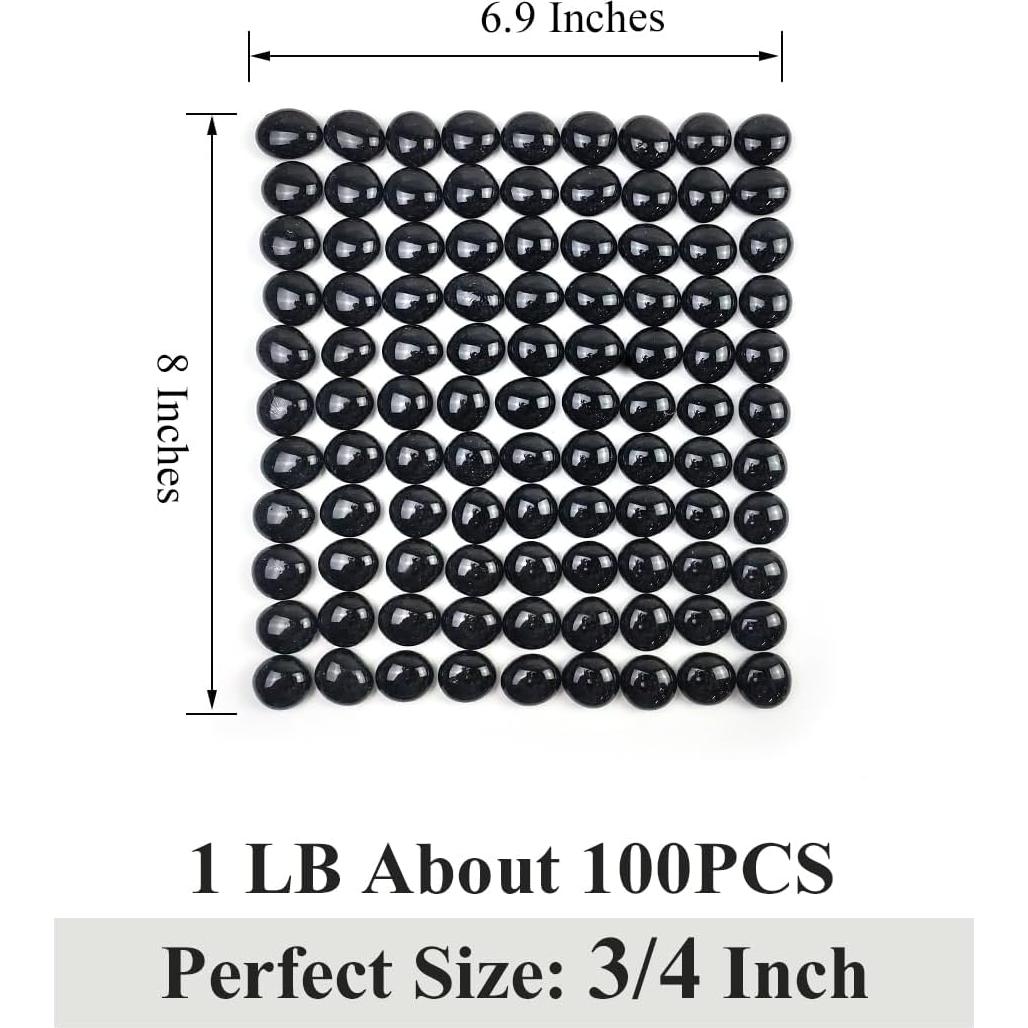 Perlas de vidrio YISZM 1 kg decorativas para jarrones y acuarios