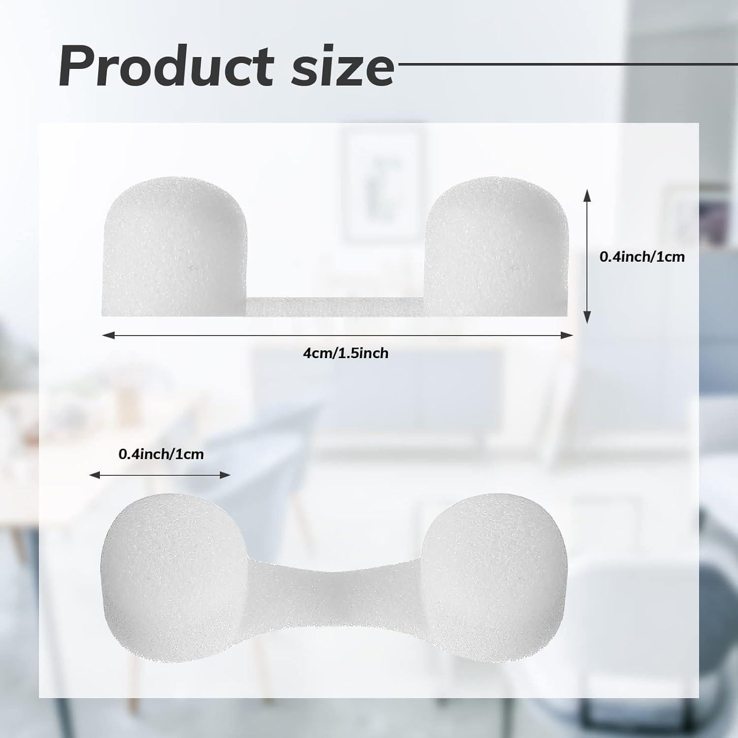 Filtros Nasales Desechables Tondiamo 100 Piezas Blanco