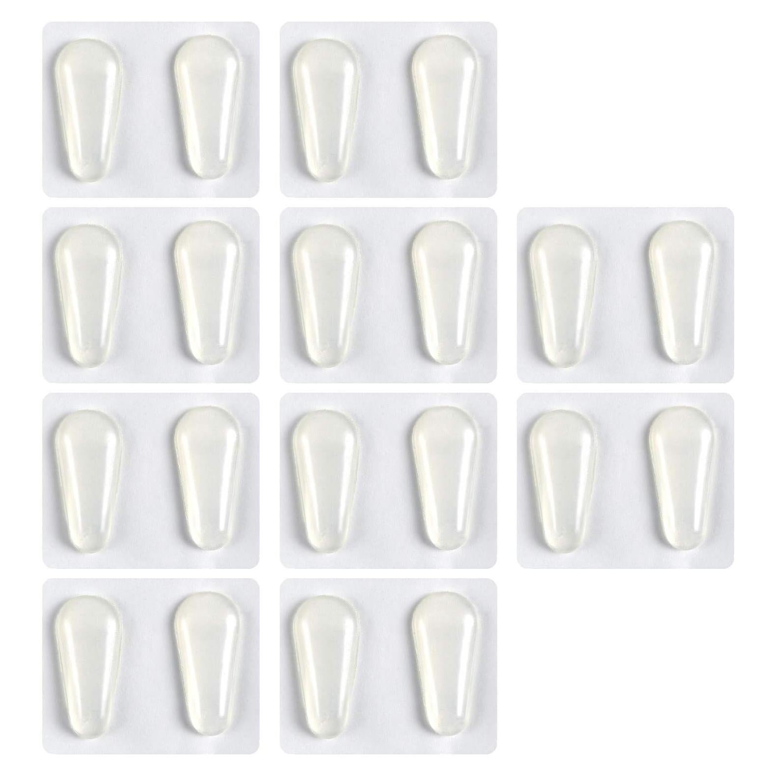 Almohadillas de Silicona para Nariz TOODOO - 10 Pares Antideslizantes