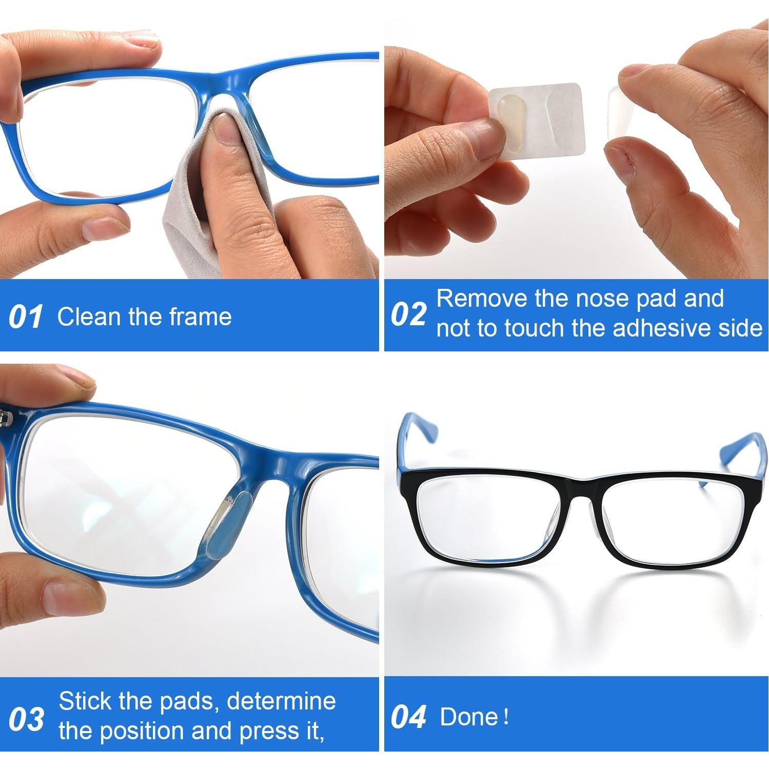 Almohadillas de Silicona para Nariz TOODOO - 10 Pares Antideslizantes