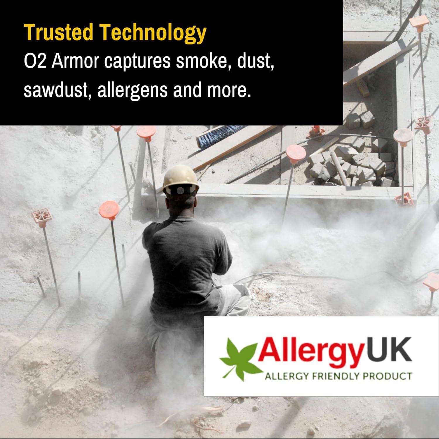 Filtros Nasales O2 Armor para Soldadores y Alergias - 10 Unidades Mediano