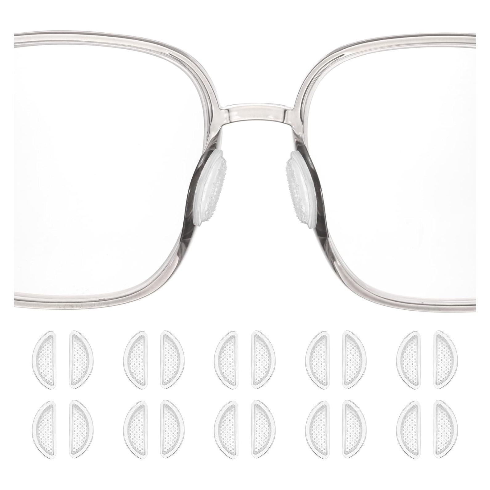 Almohadillas de Silicona para Gafas HARFINGTON 10 Pares 15x6mm