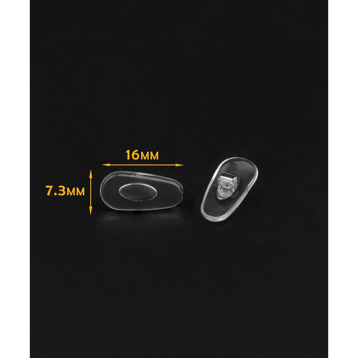 6 Pares Almohadillas Nasales Ray-Ban Plateadas - Ajuste Perfecto