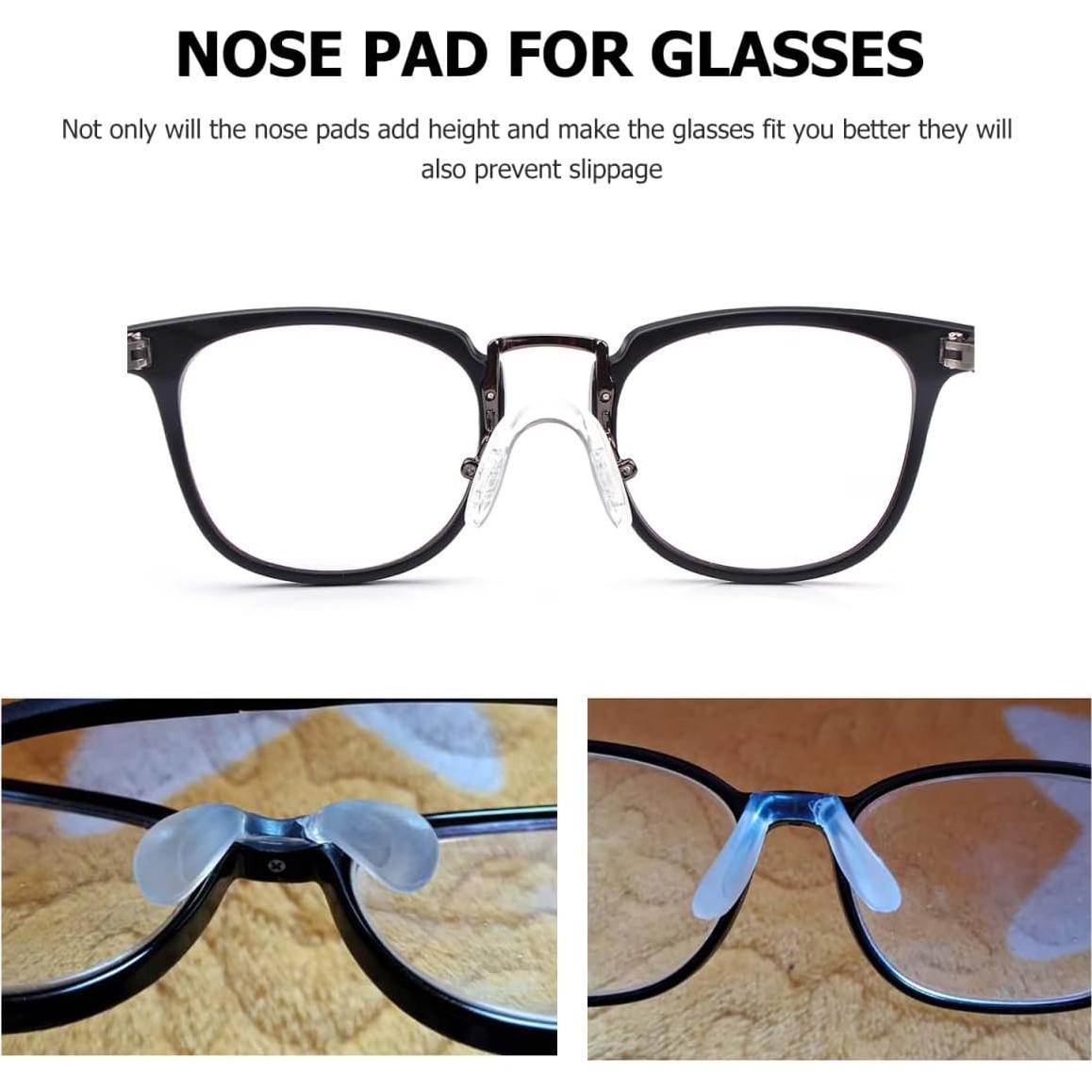 Almohadillas de nariz de silicona Healifty 3pcs antideslizantes