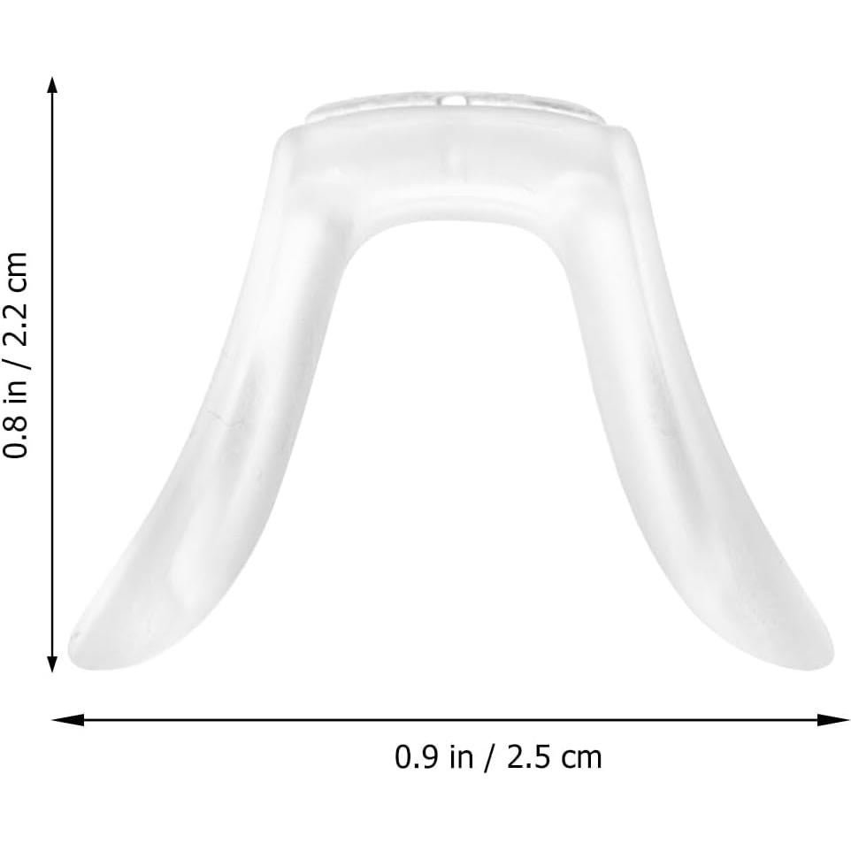 Almohadillas de nariz de silicona Healifty 3pcs antideslizantes