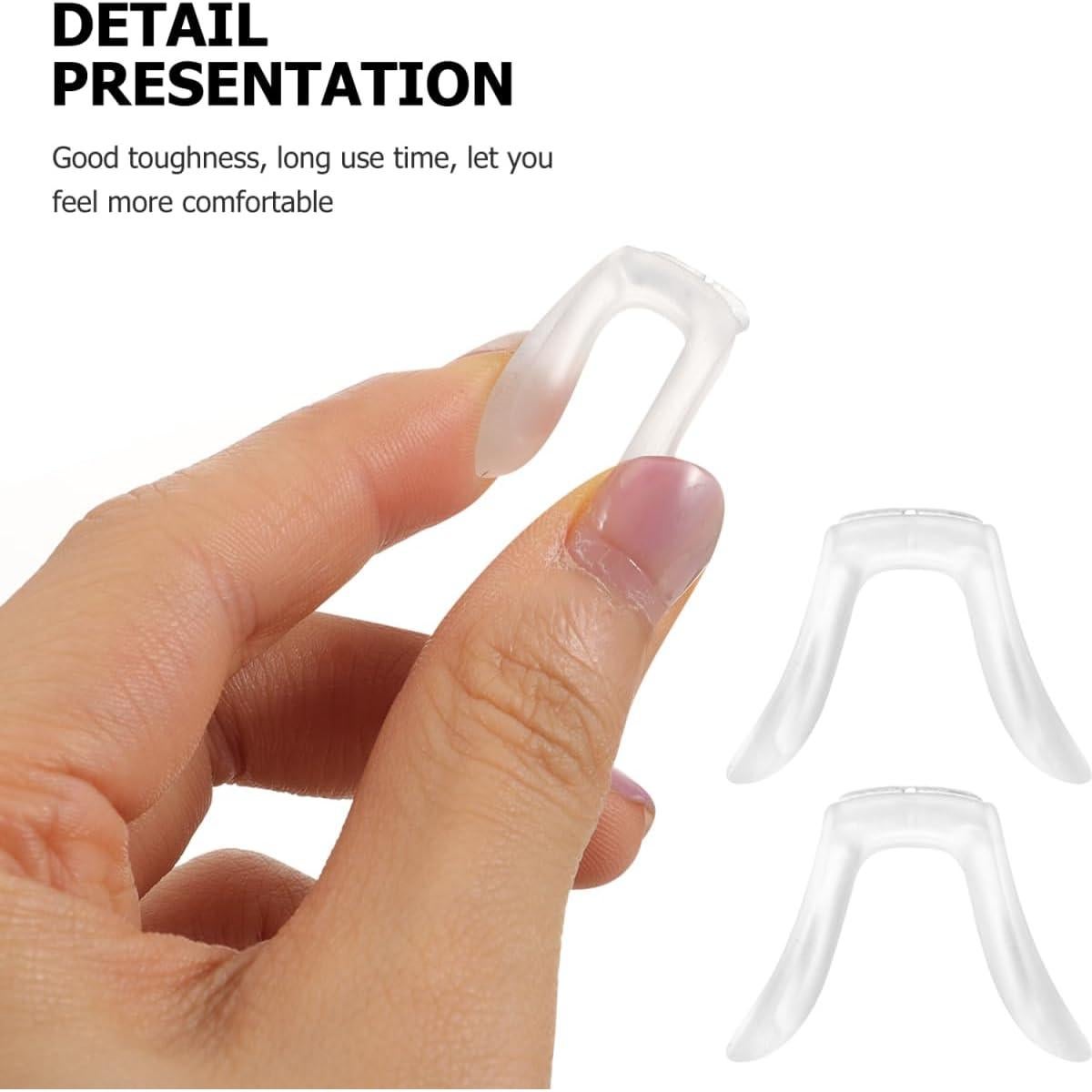 Almohadillas de nariz de silicona Healifty 3pcs antideslizantes