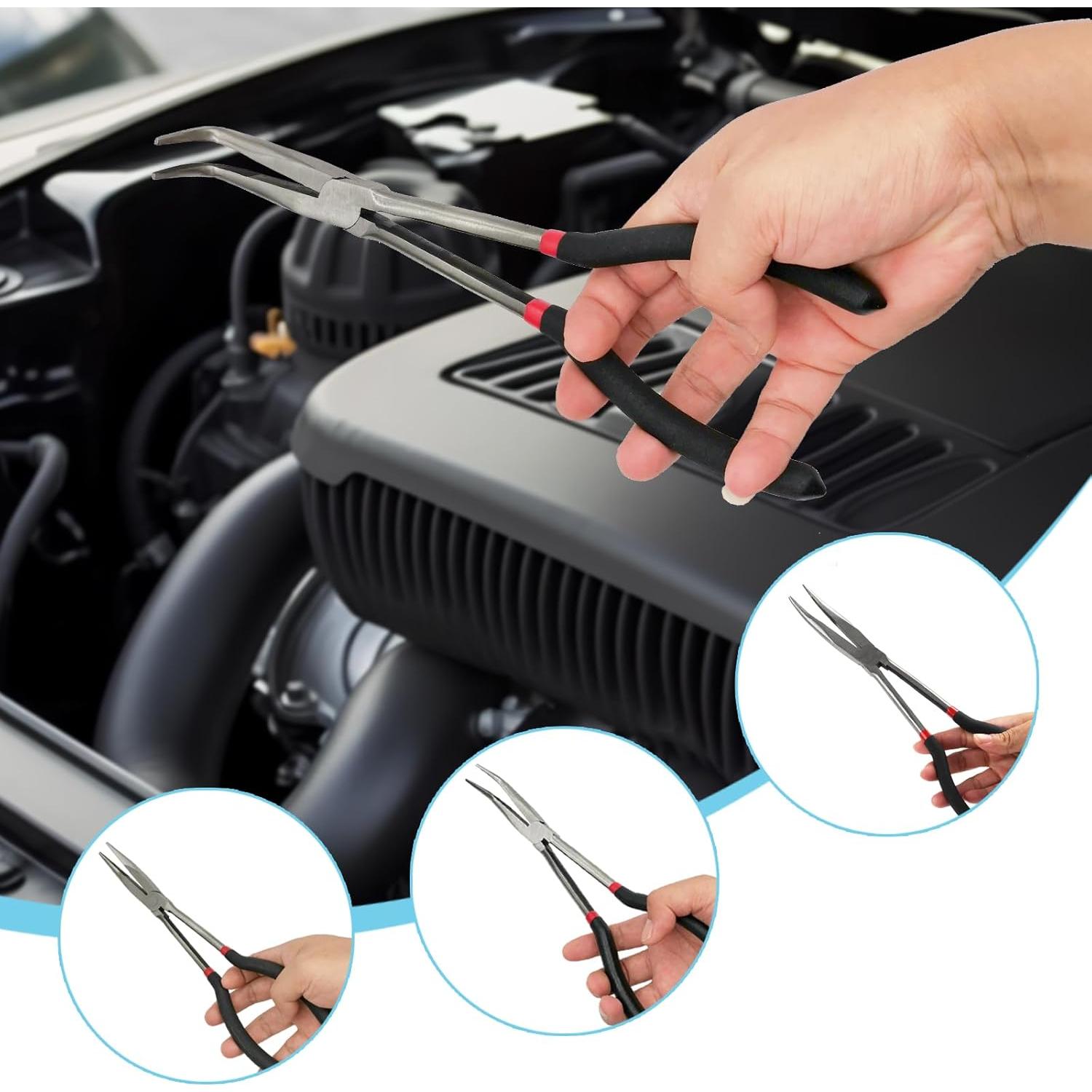 Juego de Alicates de Punta Larga MFBJXC 3 Piezas 27.94 cm