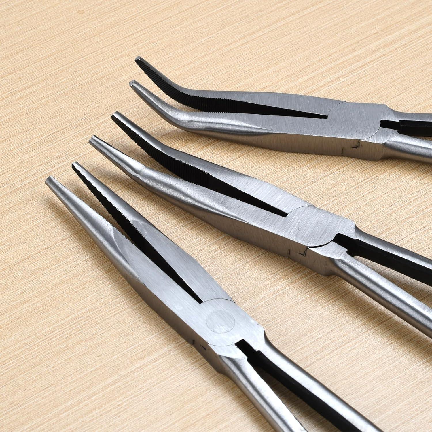 Juego de Alicates de Punta Larga MFBJXC 3 Piezas 27.94 cm