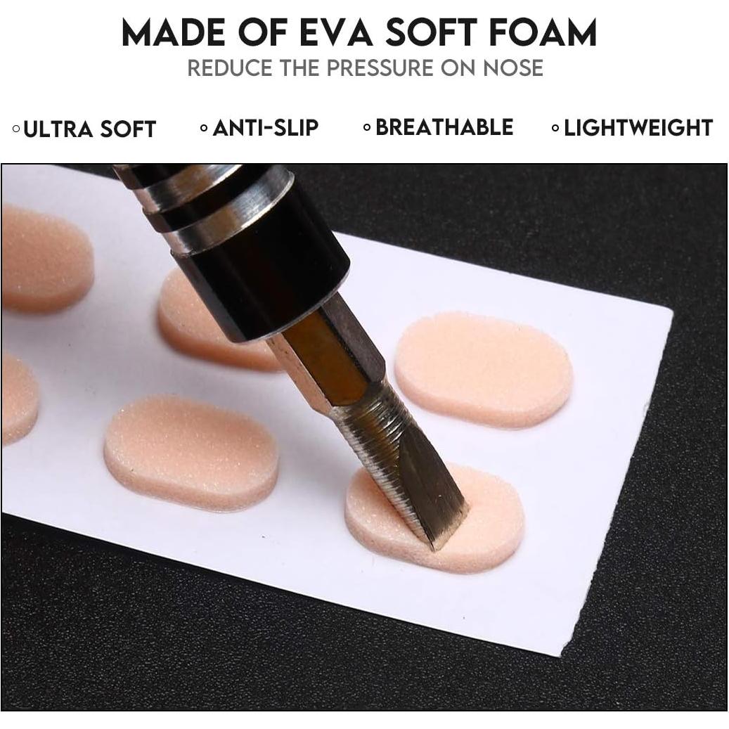 60 Pares Almohadillas Espuma Suave Eyecare para Gafas