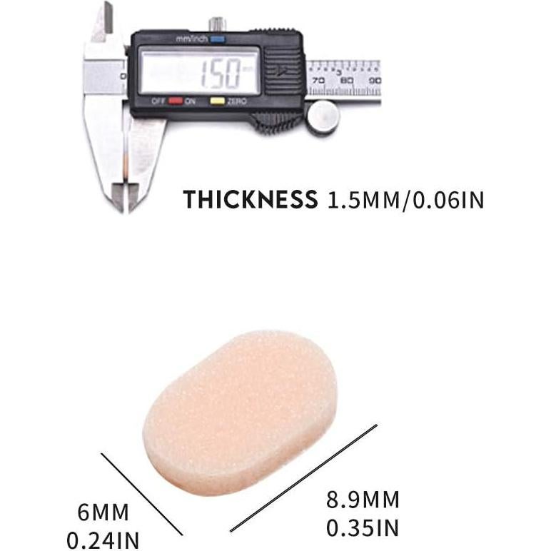 60 Pares Almohadillas Espuma Suave Eyecare para Gafas