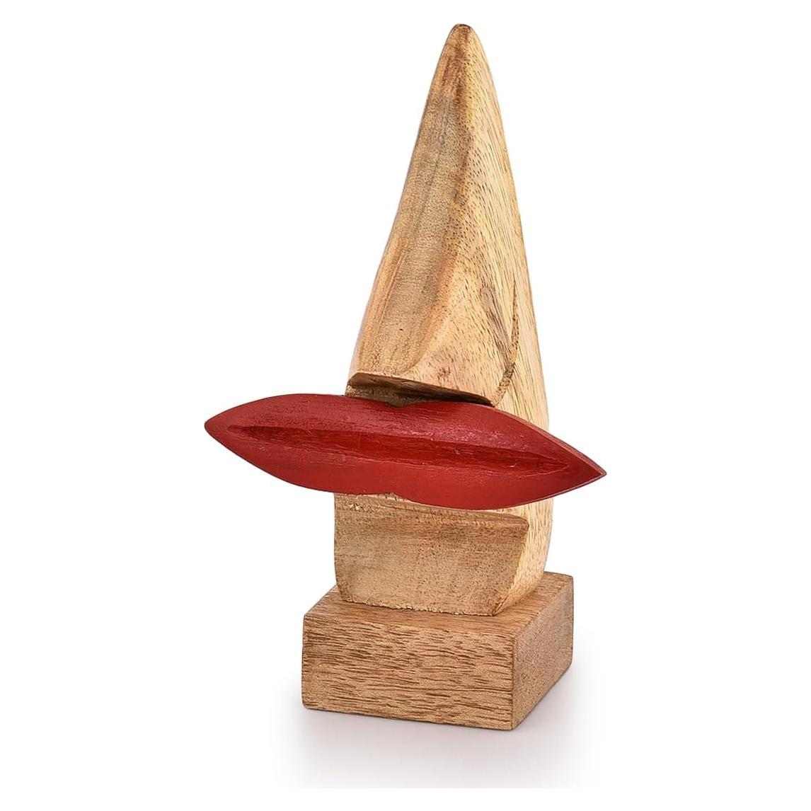 Soporte para Gafas de Madera NIRMAN Nariz 15.24 cm