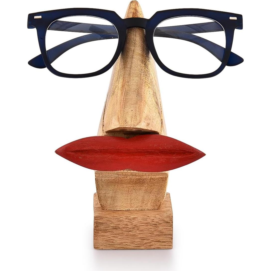 Soporte para Gafas de Madera NIRMAN Nariz 15.24 cm