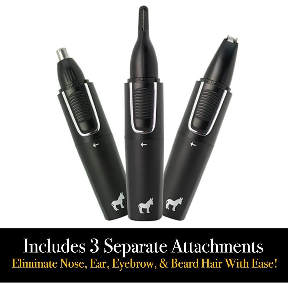 Recortador de Vello Nasal y Auricular Pete & Pedro - 3 Accesorios