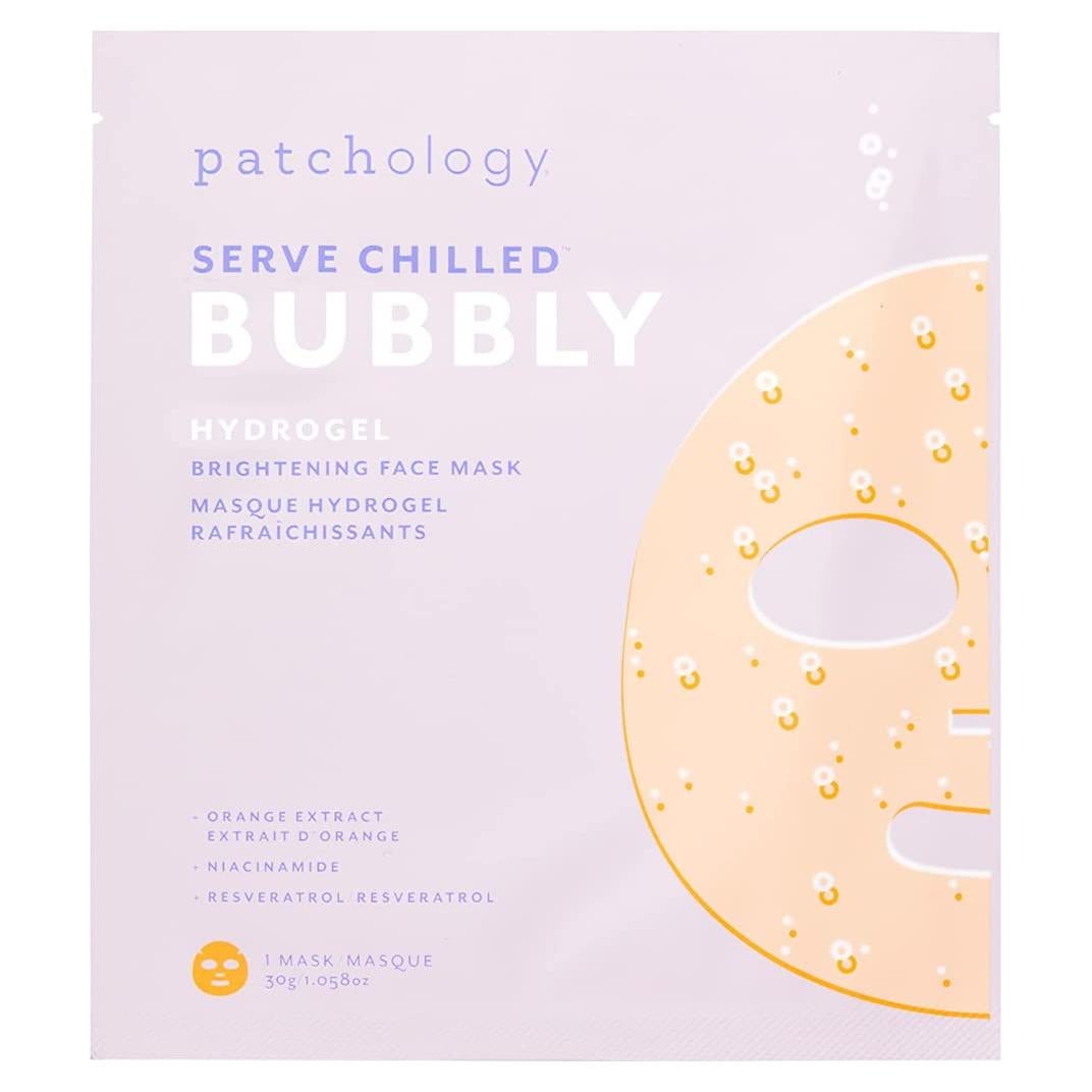 Mascarilla Facial Hidrogel Patchology Bubbly con Niacinamida y Resveratrol - 1 unidad