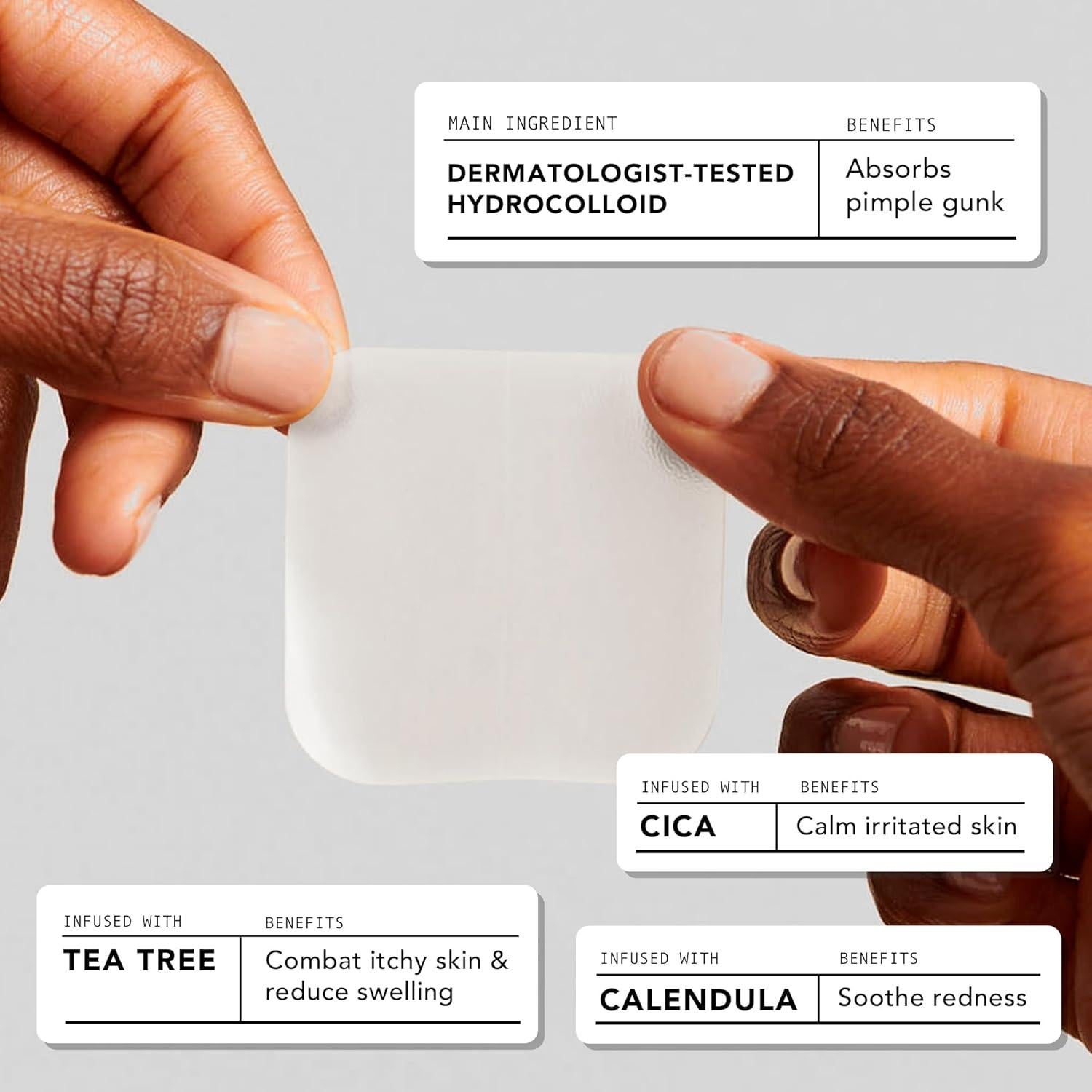 Parches para Acné Avarelle XL - Hidrocoloide con Aceite de Árbol de Té