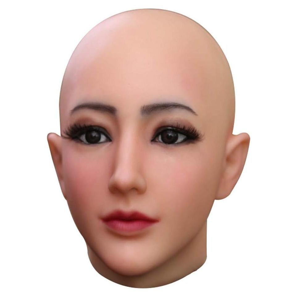Máscara de Silicona Realista LCUPPON para Crossdressing Beige