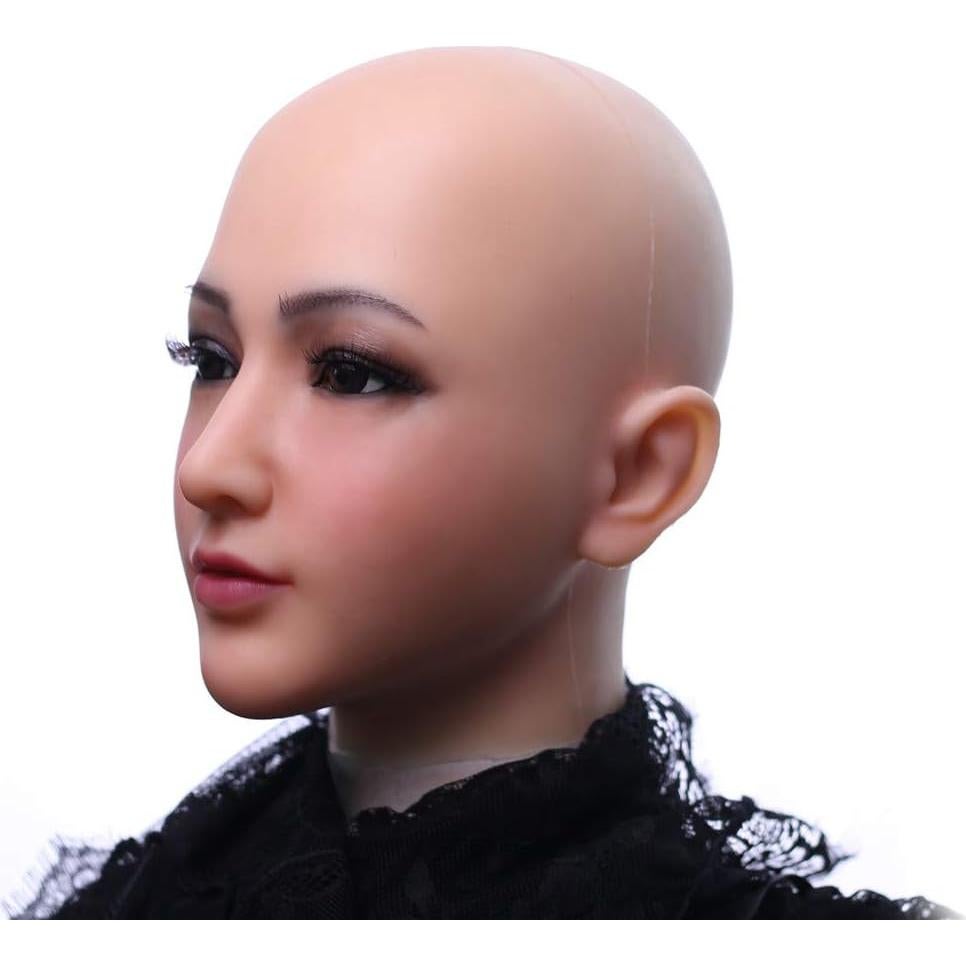 Máscara de Silicona Realista LCUPPON para Crossdressing Beige