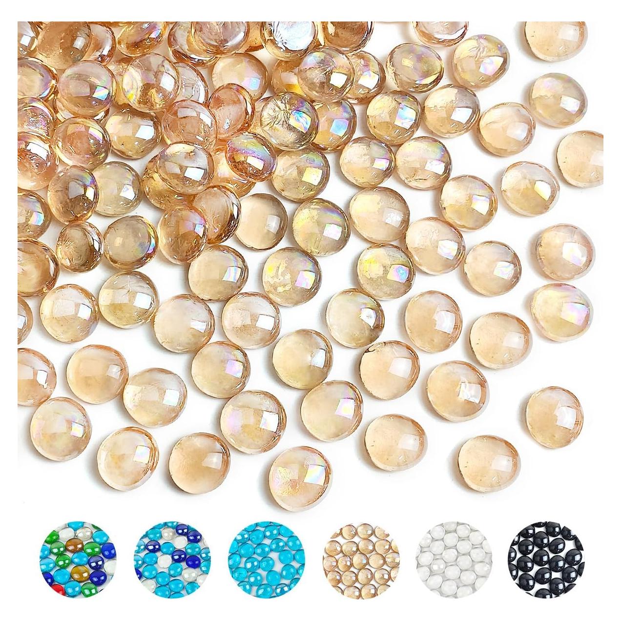 Perlas de vidrio YISZM 10 kg rosas para jarrones y acuarios