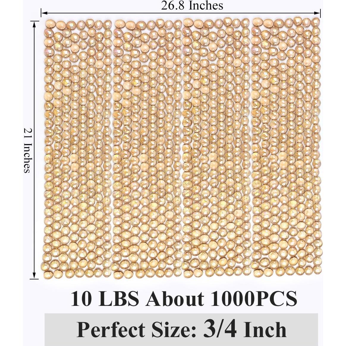 Perlas de vidrio YISZM 10 kg rosas para jarrones y acuarios