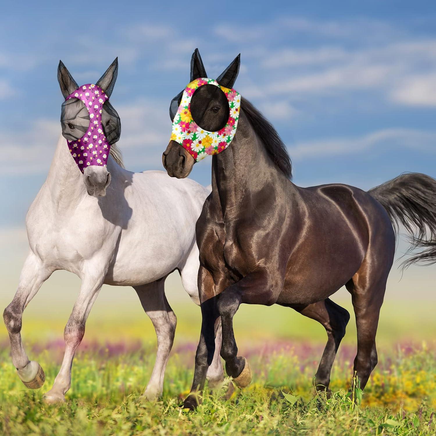 Máscaras para Caballos Frienda 4 Piezas Protección UV Grande