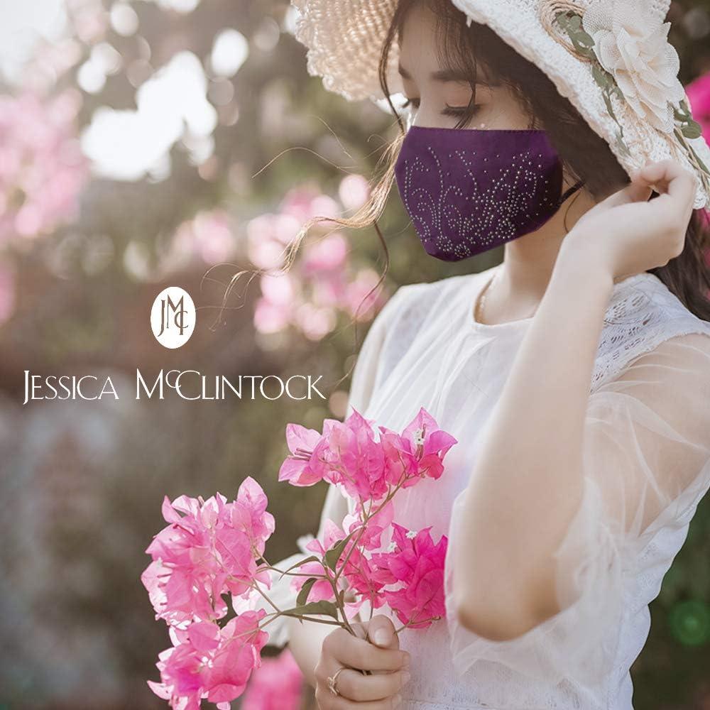 Máscara Facial de Tela Jessica McClintock 2 Piezas Algodón Negro