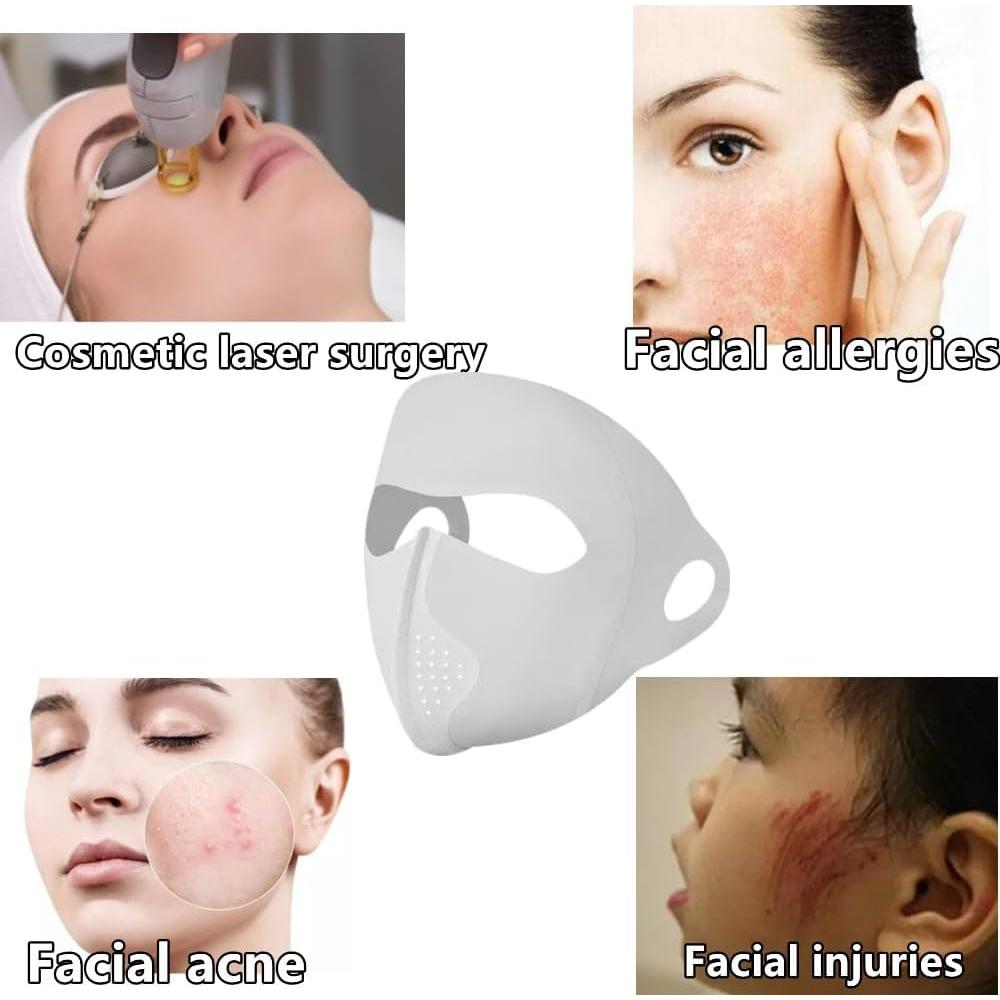 Paquete de 3 Máscaras Faciales de Protección Solar UPF50+