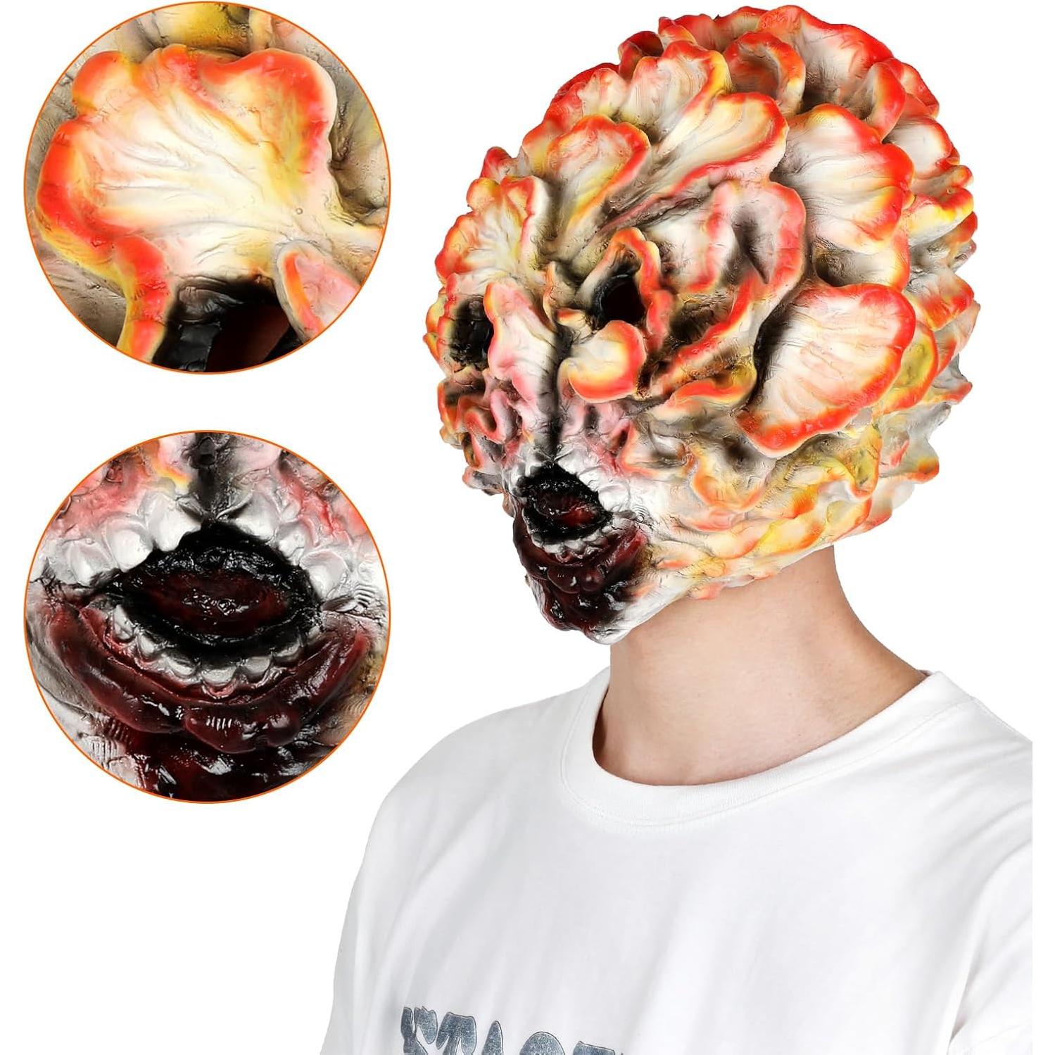 Máscara de Halloween Clickers Varuotu - Zombie Champiñón