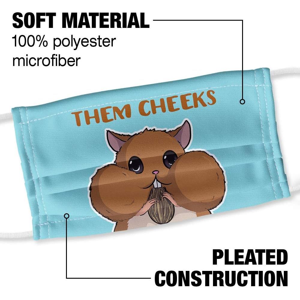 Máscara Facial Reutilizable Popfunk Hamster Unisex 1 Capa