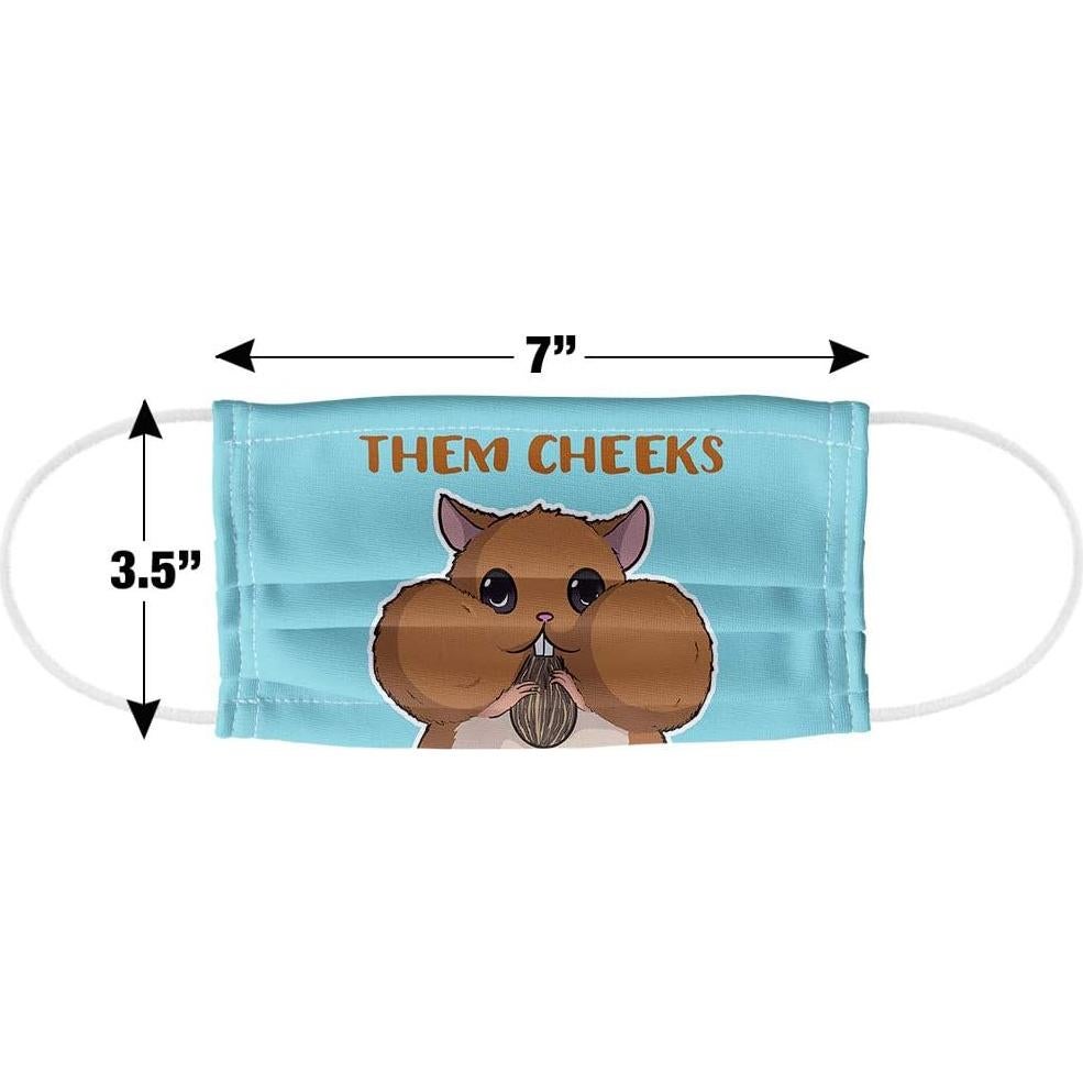 Máscara Facial Reutilizable Popfunk Hamster Unisex 1 Capa