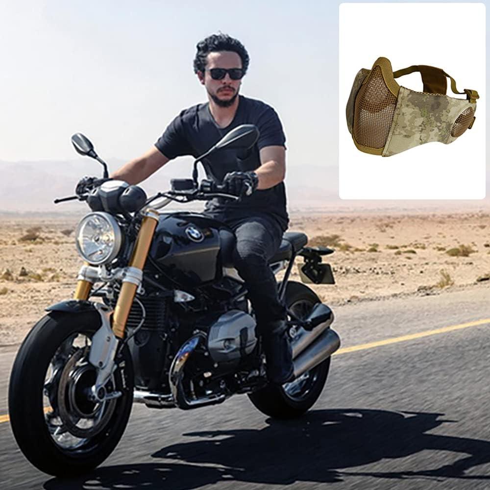 Máscara de Malla Airsoft AOUTACC AT, Protección 600 FPS