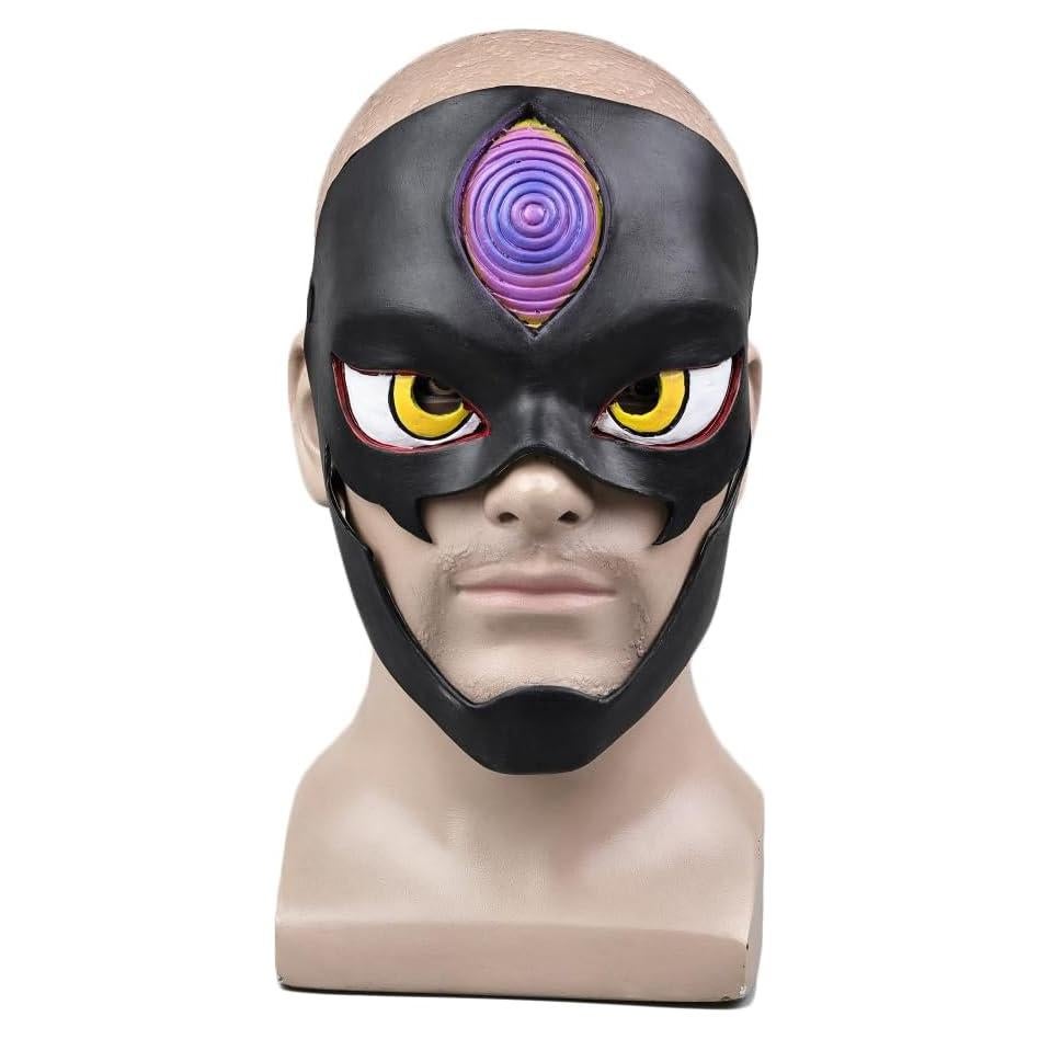 Máscara de Cosplay de Medio Rostro JCvCX Ojo Maligno Láttex