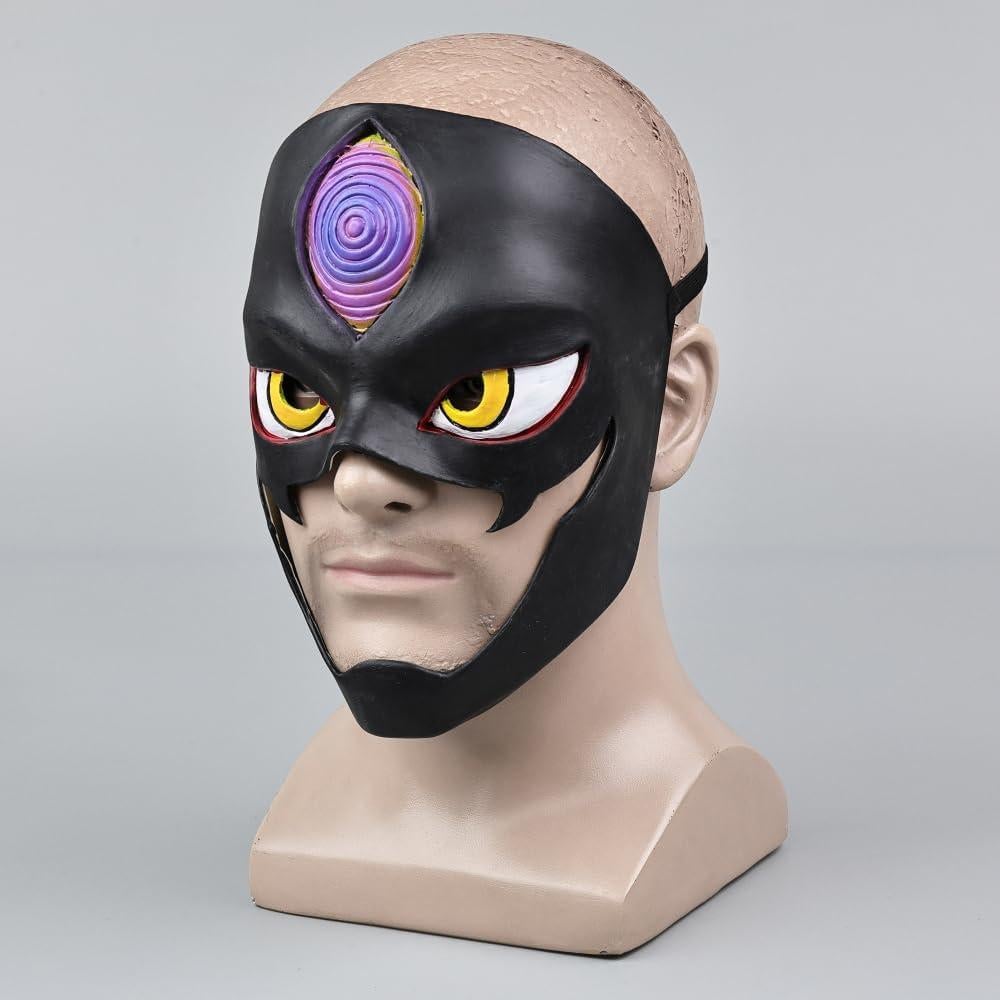 Máscara de Cosplay de Medio Rostro JCvCX Ojo Maligno Láttex