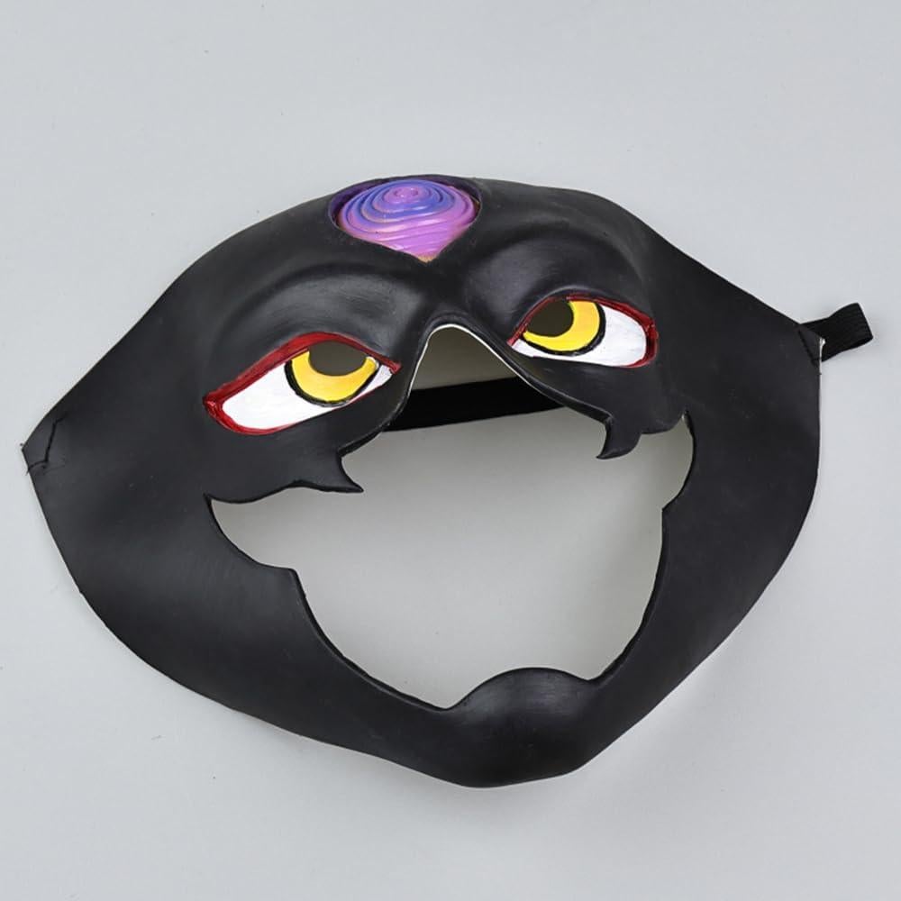 Máscara de Cosplay de Medio Rostro JCvCX Ojo Maligno Láttex