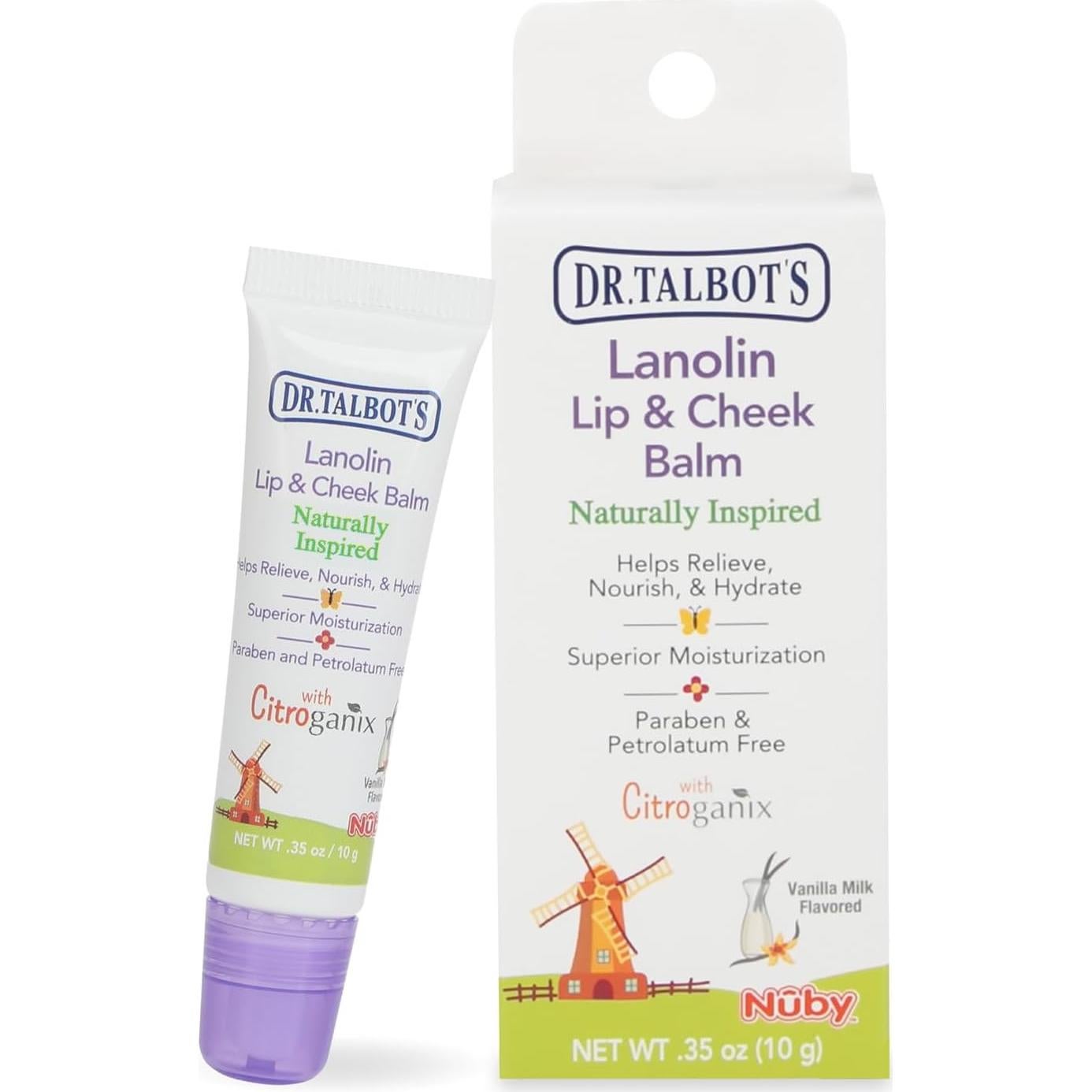 Bálsamo Labial y de Mejillas Dr. Talbot 4x9.92g Lanolina