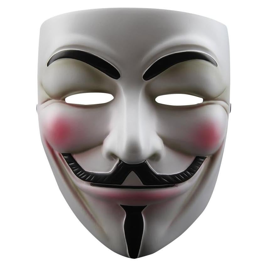 Máscara V de Vendetta NEVLANTII para Disfraz de Halloween