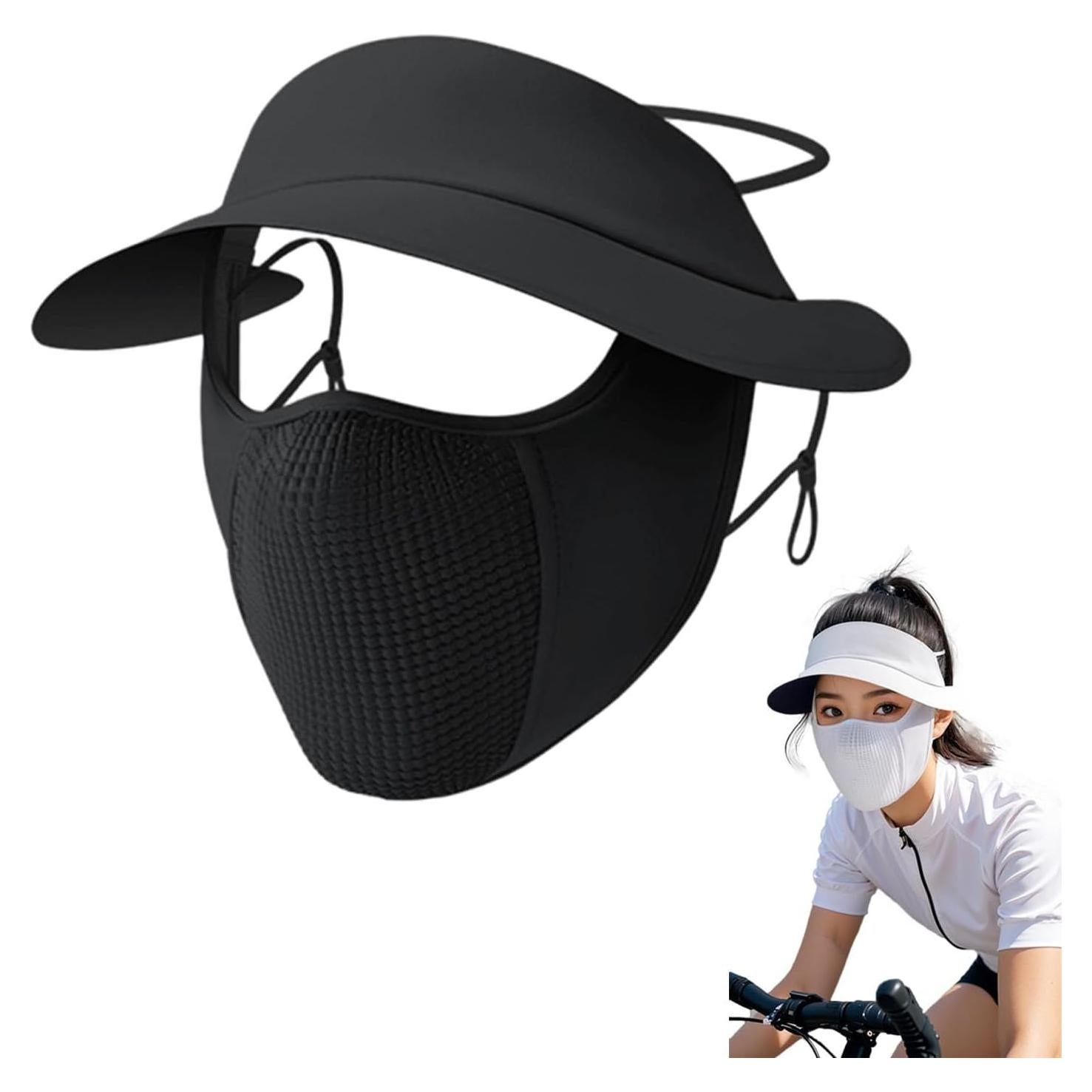 Máscara de Protección Solar Unisex UPF 50+ con Visera Ancha