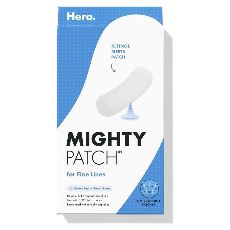 HERO COSMETICS Mighty Patch Parches para Líneas Finas con Retinol - 6 Unidades