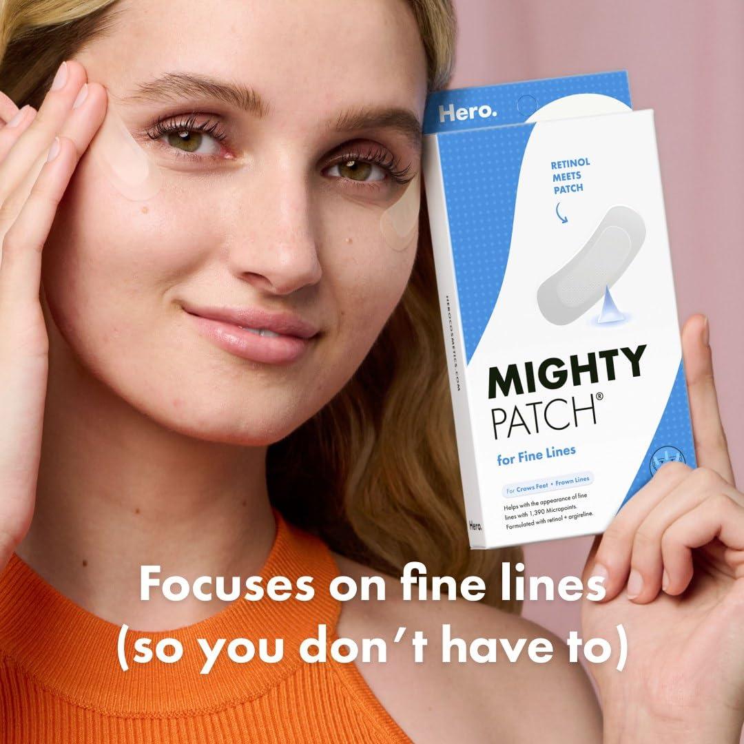 HERO COSMETICS Mighty Patch Parches para Líneas Finas con Retinol - 6 Unidades