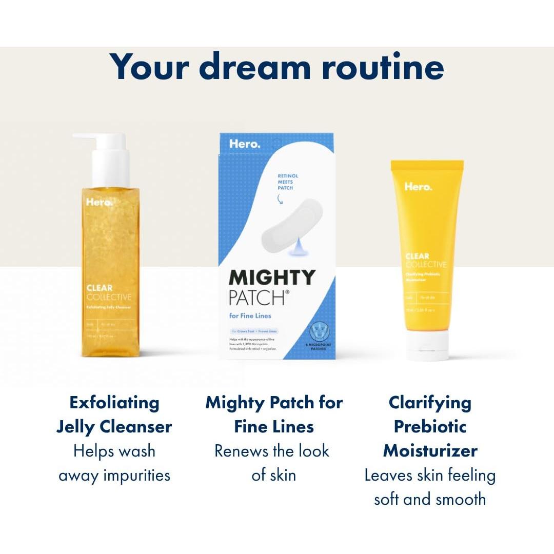 HERO COSMETICS Mighty Patch Parches para Líneas Finas con Retinol - 6 Unidades