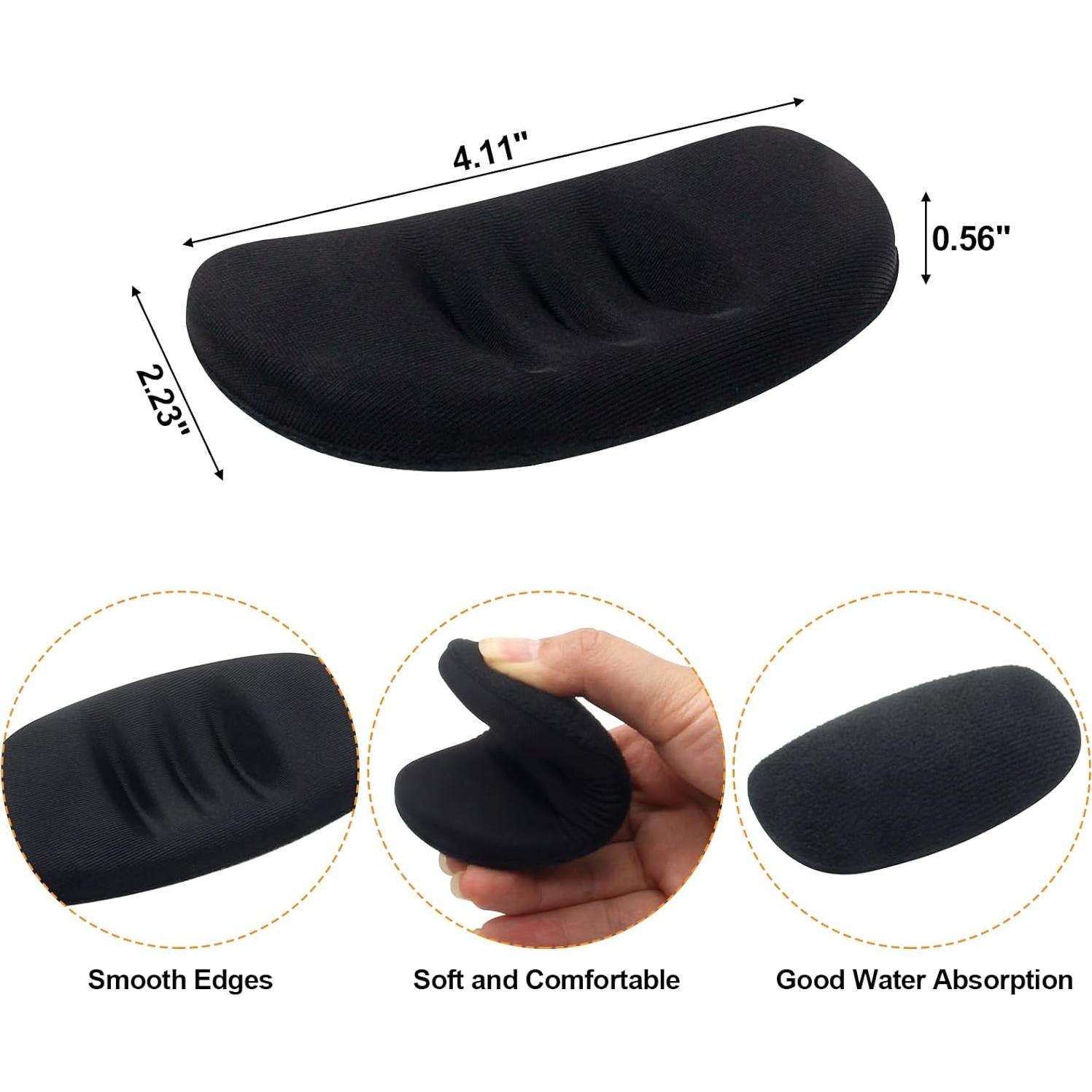 Almohadilla de Barbilla de Reemplazo MingQiEven 2 Pcs para Casco de Beisbol