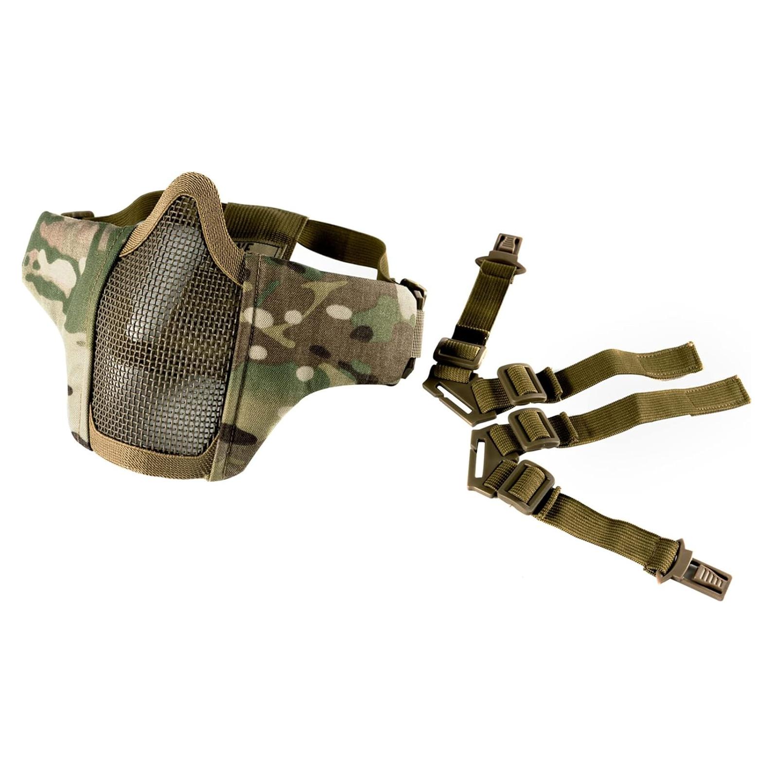 Máscara de Malla Plegable OneTigris 15.24 cm Táctica Militar